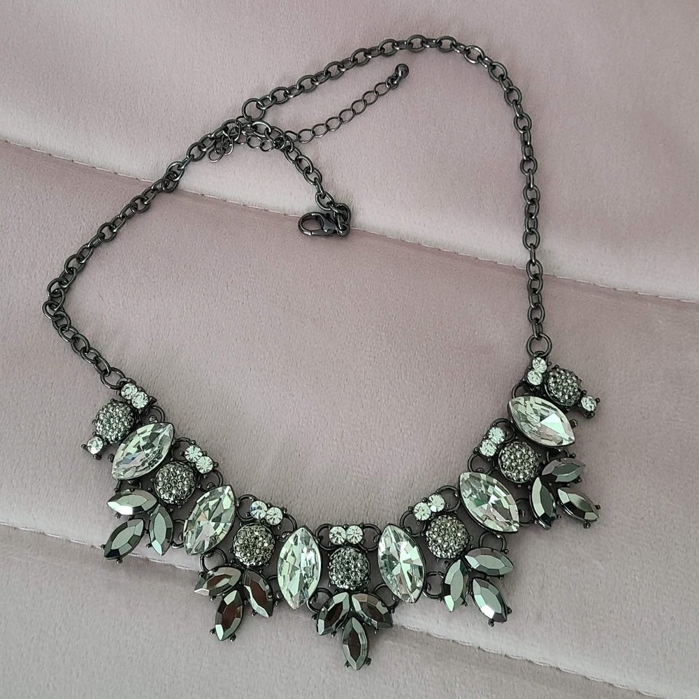 Graphite Statement necklace